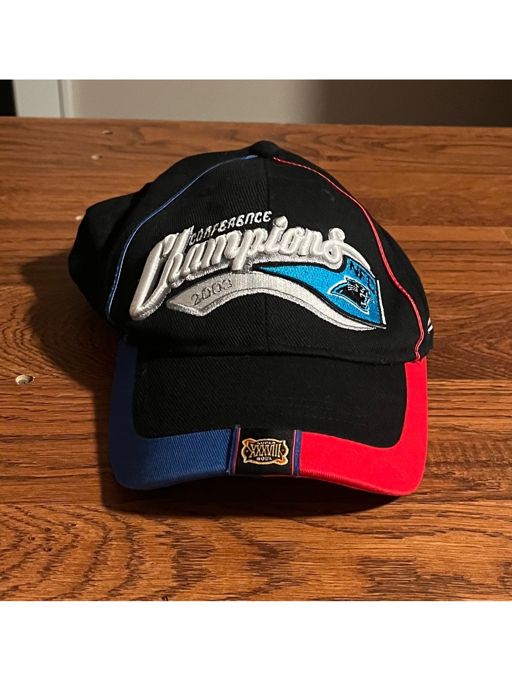 2003 NFL Carolina Panthers hat Conference Champions Cap
